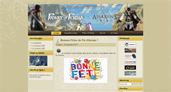 Desktop Screenshot of monde-princeofpersia.com